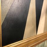 Large painting on panel