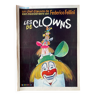 Affiche cinéma originale "Les Clowns" Federico Fellini 36x49cm 1970