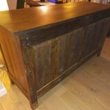 Very Empire half-column XIX century low sideboard
