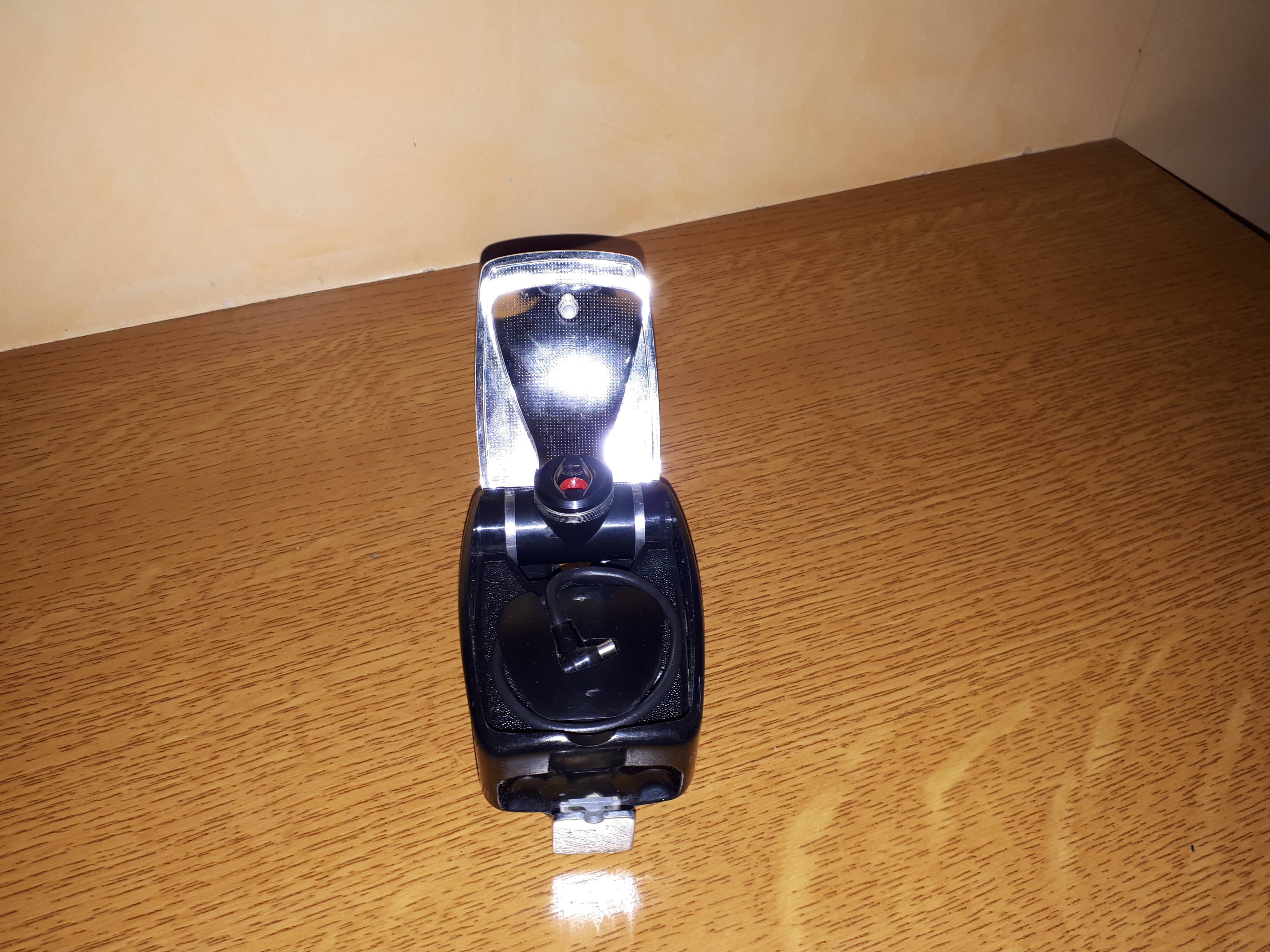 Foca sport 24-36 film camera with external flash and cover