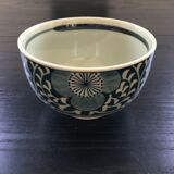 Chinese bowl with blue floral decoration