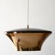 1970s Scandinavian brass ceiling lamp