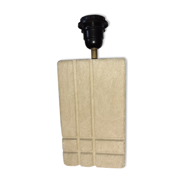 Reconstituted stone or cement lamp base from the 70s