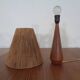 Mid-Century Danish Teak and Sisal Table Lamp, 1950s