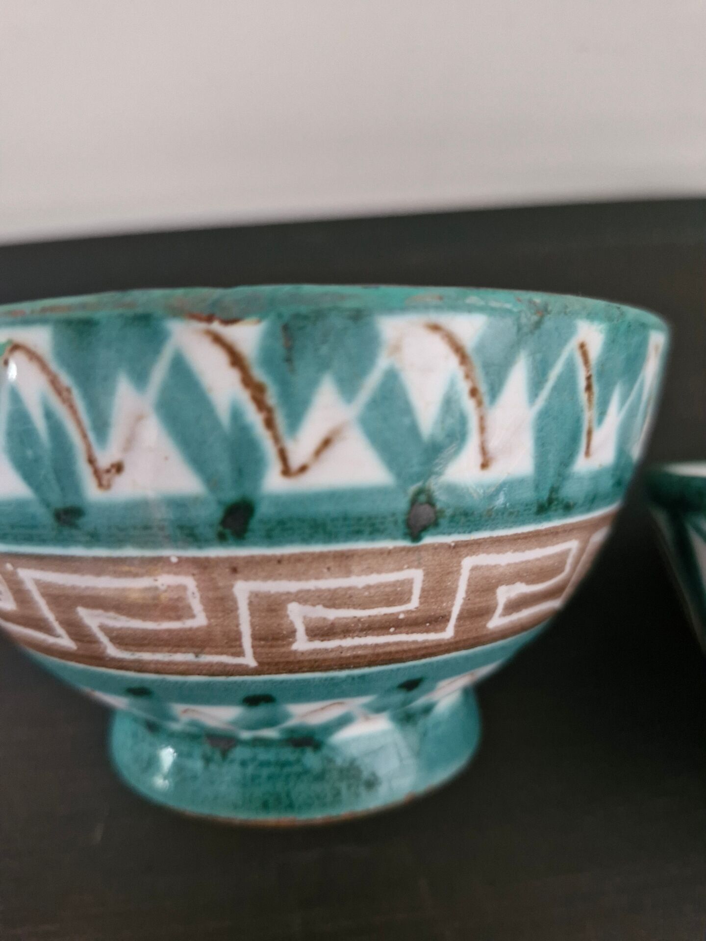 Pair of bowls or dishes Robert Picault Vallauris