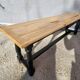 Two-tone coffee table bench, 19th century