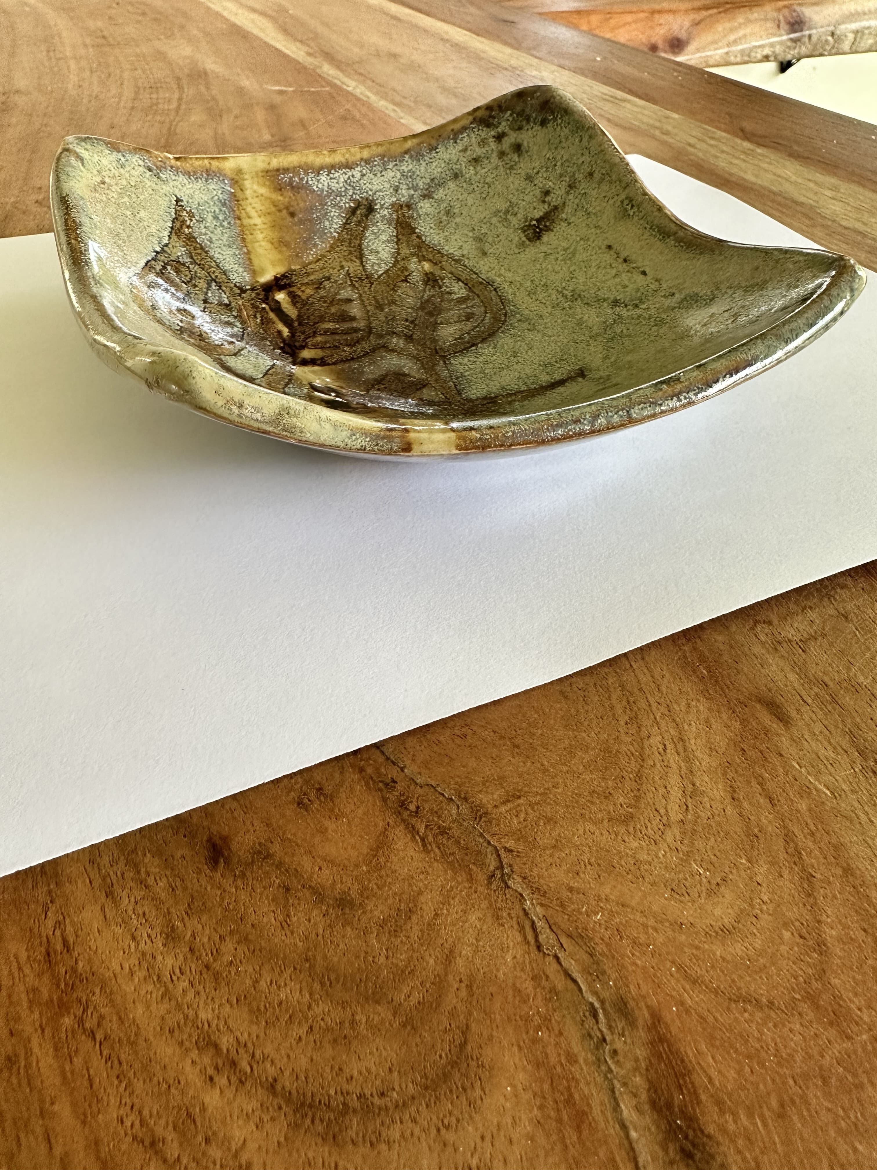 Sandstone cup, Jean-Claude Seris