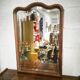 Beveled mirror contour wood 77x53cm