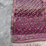 Purple Moroccan carpet - 197 x 445 cm