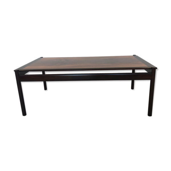Table basse moderne en palissandre du milieu du siècle par Sven Ivar Dysthe, années 1970