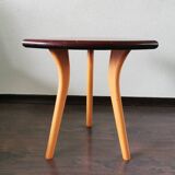 Wooden 1970s tabouret