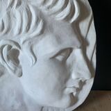 Bas relief plaster medallion