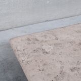Table en travertin