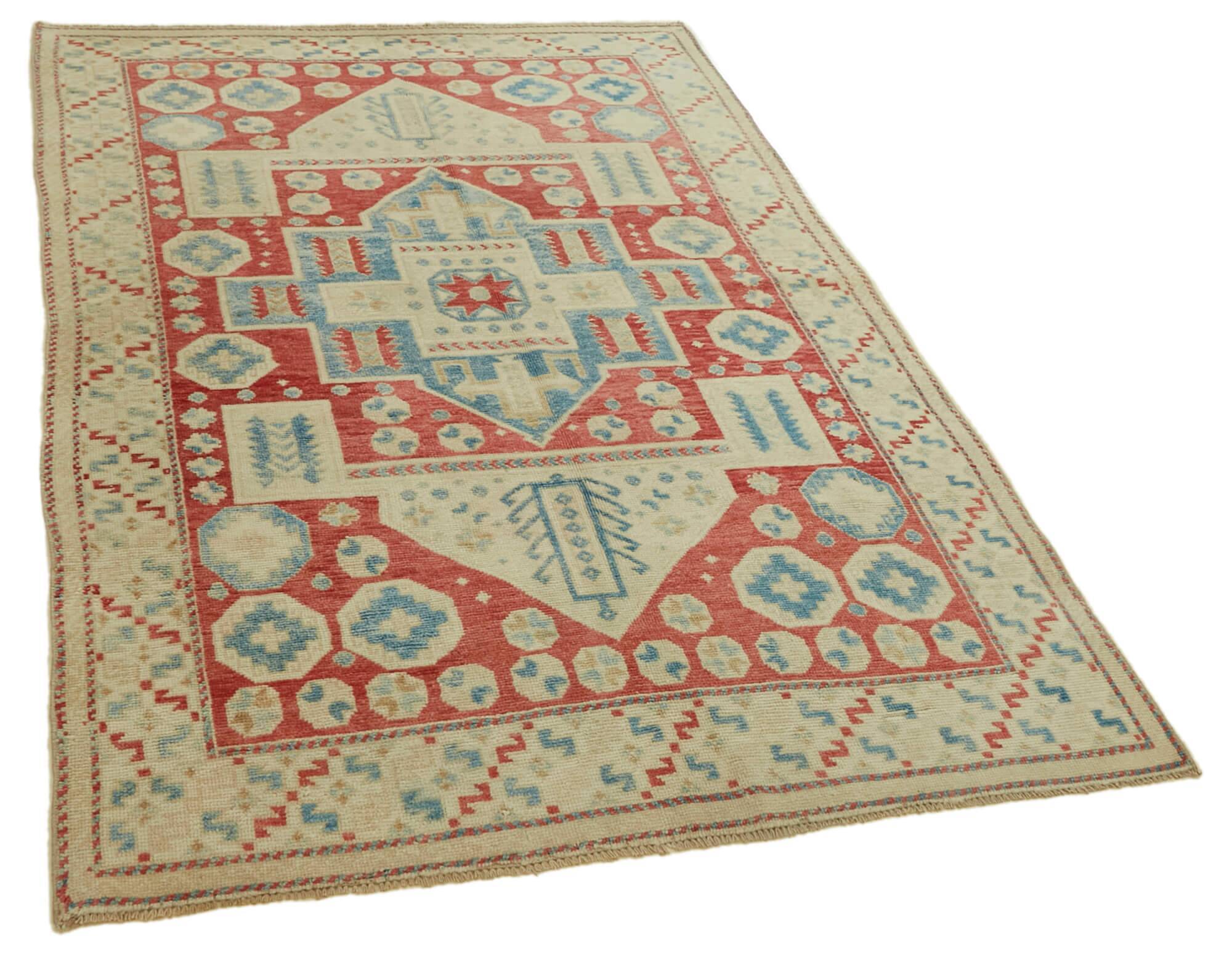 Turkish Vintage Anatolian Rug 139 cm x 217 cm