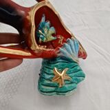 Old shell lamp "Monaco" in ceramic