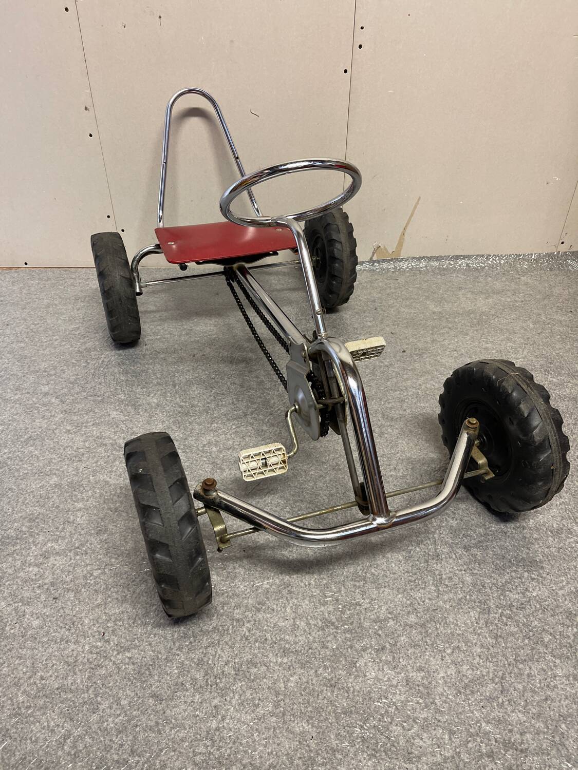 Chromed go-kart 1970'