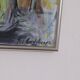 Original Swedish Oil on Canvas – “Lilje kon valje” by Iris Nordstrandh