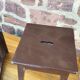 Vintage rustic farm stool