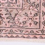 6x10 Rug For Living Room Soft Pink Turkish Vintage Rug, 181x314Cm