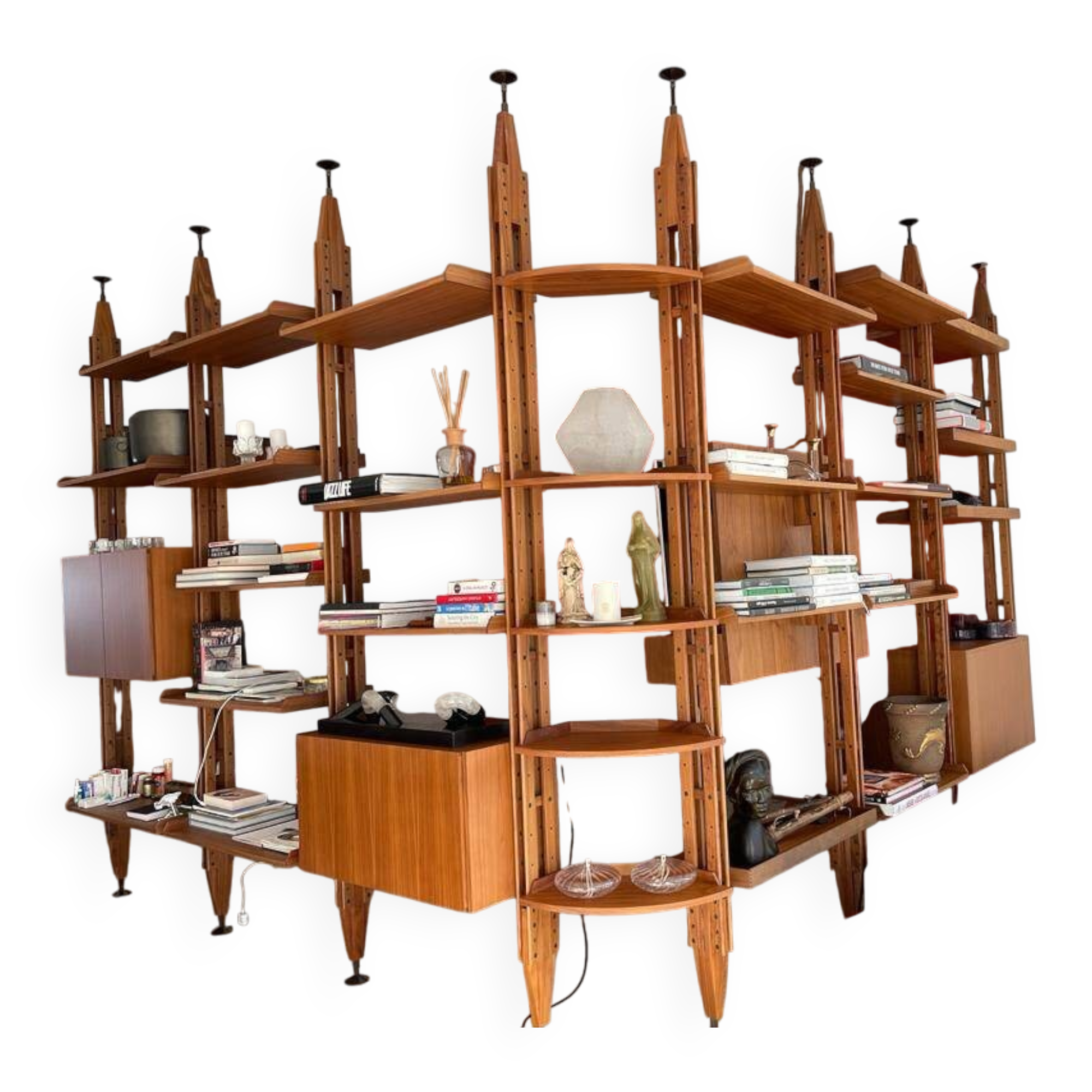 CASSINA INFINITO CORNER BOOKCASE - FRANCO ALBINI