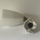 Art Deco wall light in ceramic and opaline.