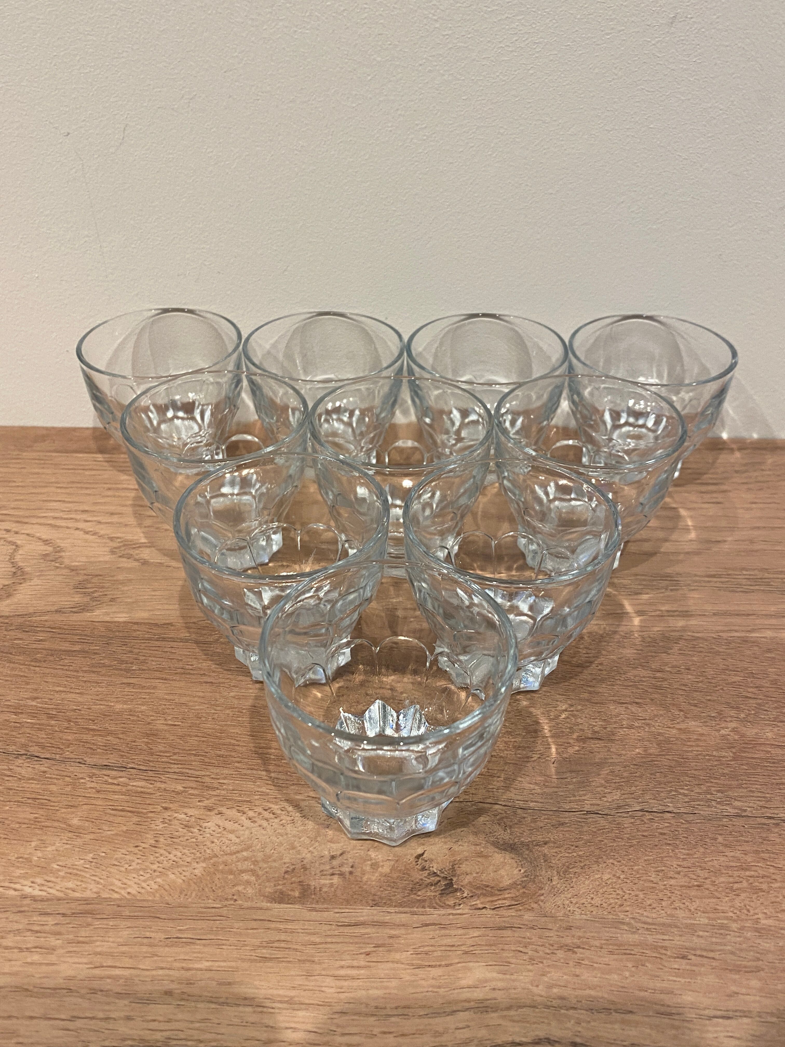 Set de 10 verres vintage