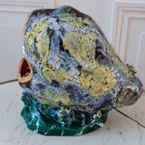 Shell lamp oysters Vallauris 70s