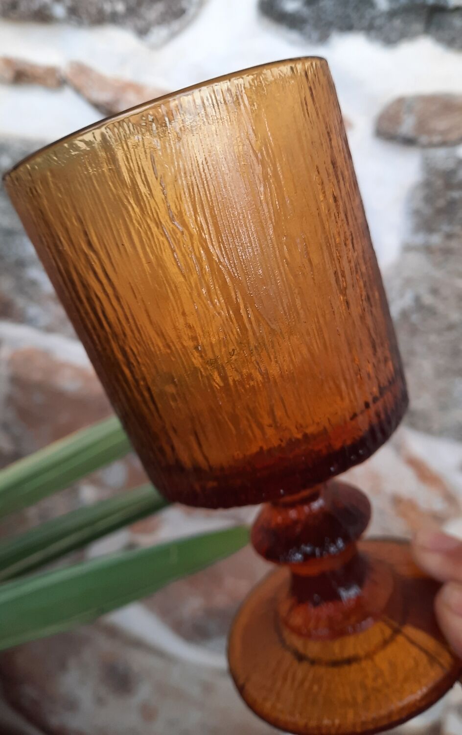 Verres Timo Sarpaneva ambré