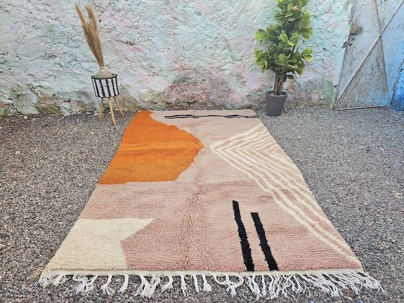 Colorful Berber rug size 150 x 250 cm