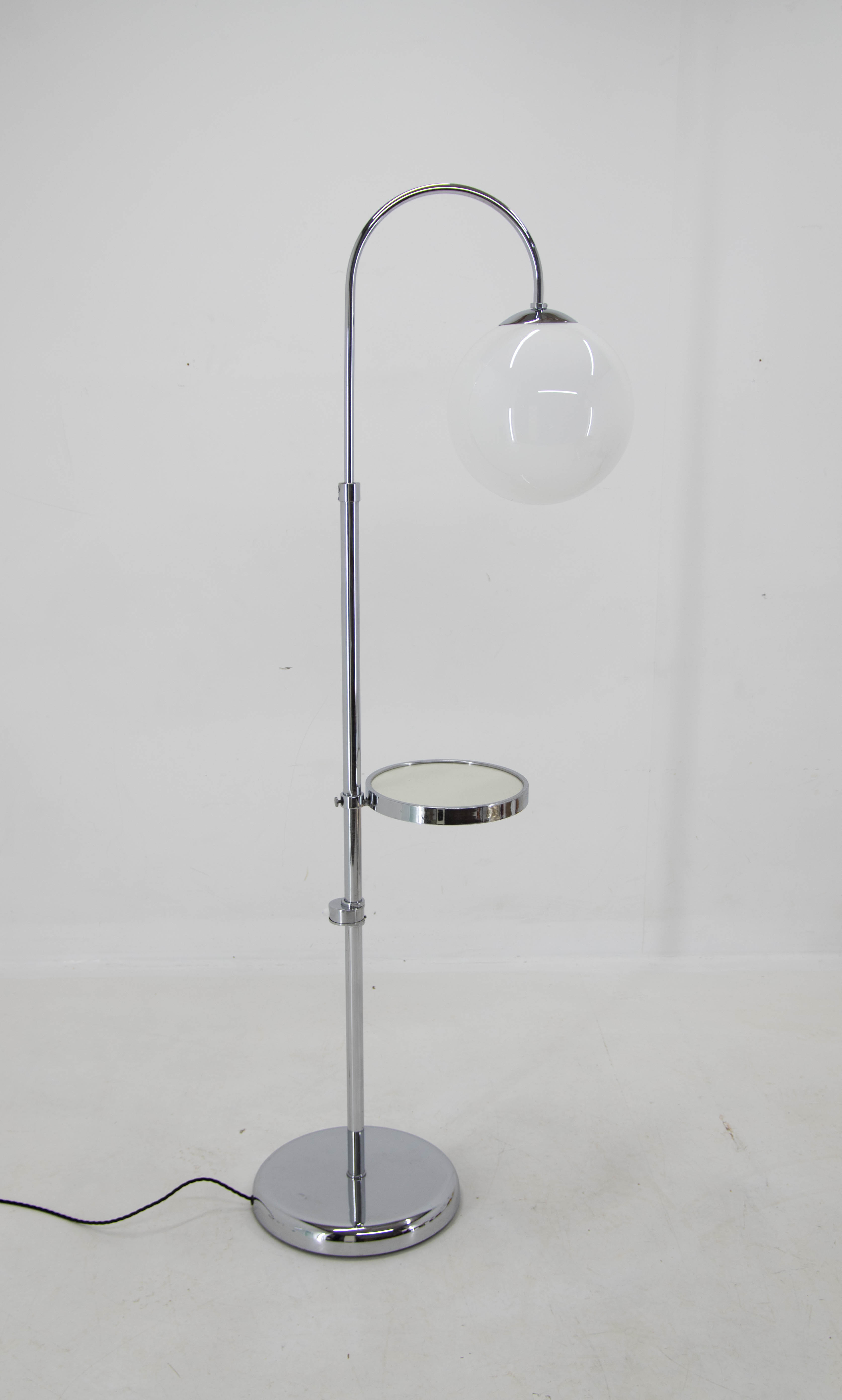 Art deco floor lamp, 1930s, restored