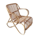 Rattan armchair