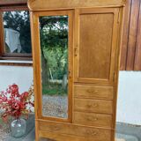 triple function wardrobe, hanging rail