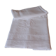 Drap ancien en lin début XXe monogrammé & brodé main