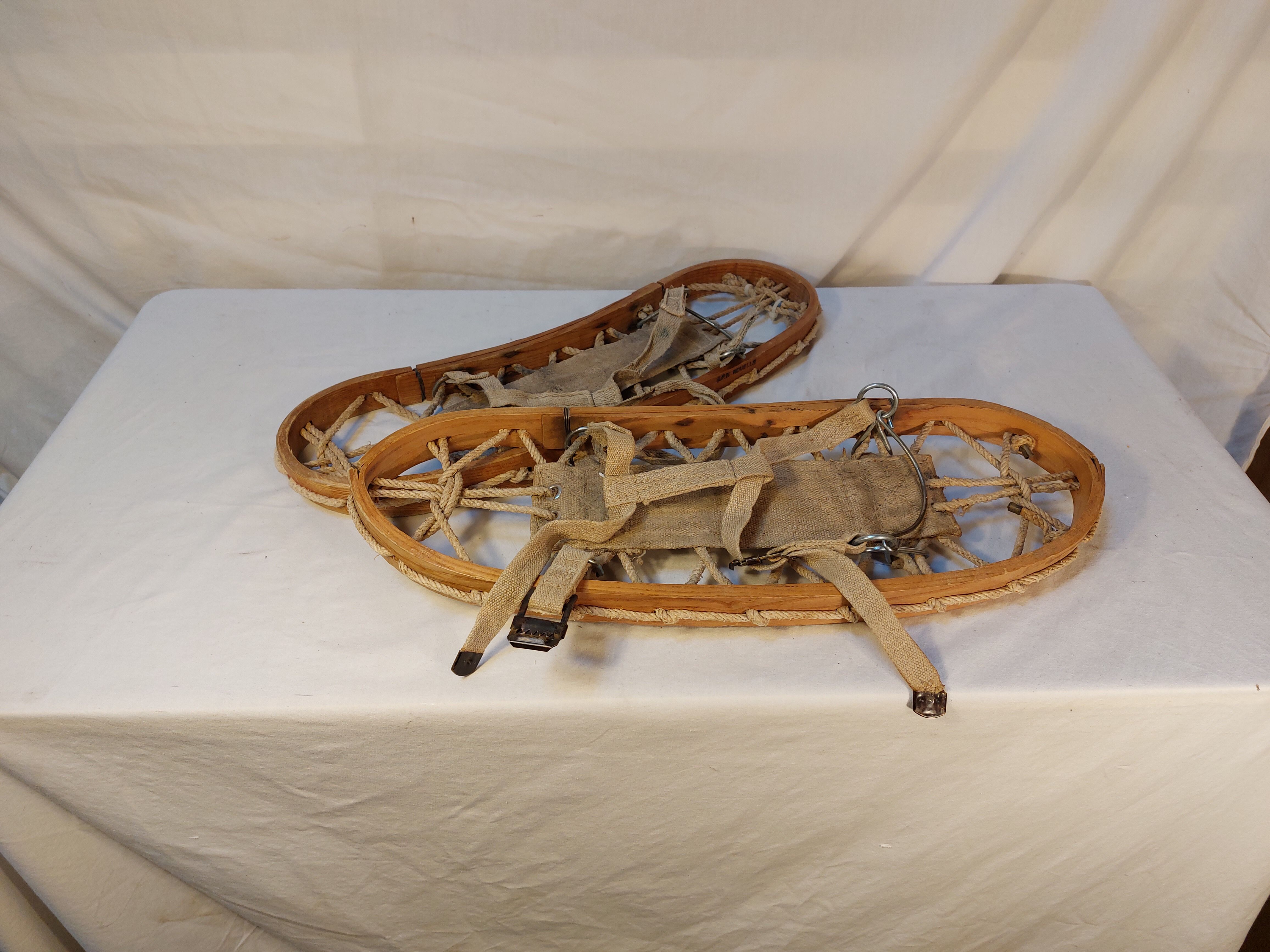 Pair of old snowshoes