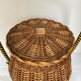 Vintage basket with lid