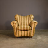 Living room set from the 1950s, 3-seater sofa and armchair.