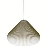 Space age cocoon plisse pendant lamps, 1960s