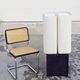 Postmodern floor lamp BRASILIA Michel Boyer Glass Light 1974