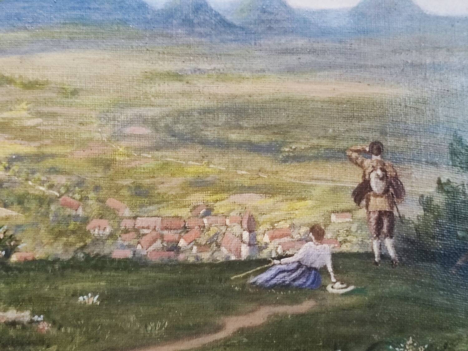Peinture à l'huile - paysage