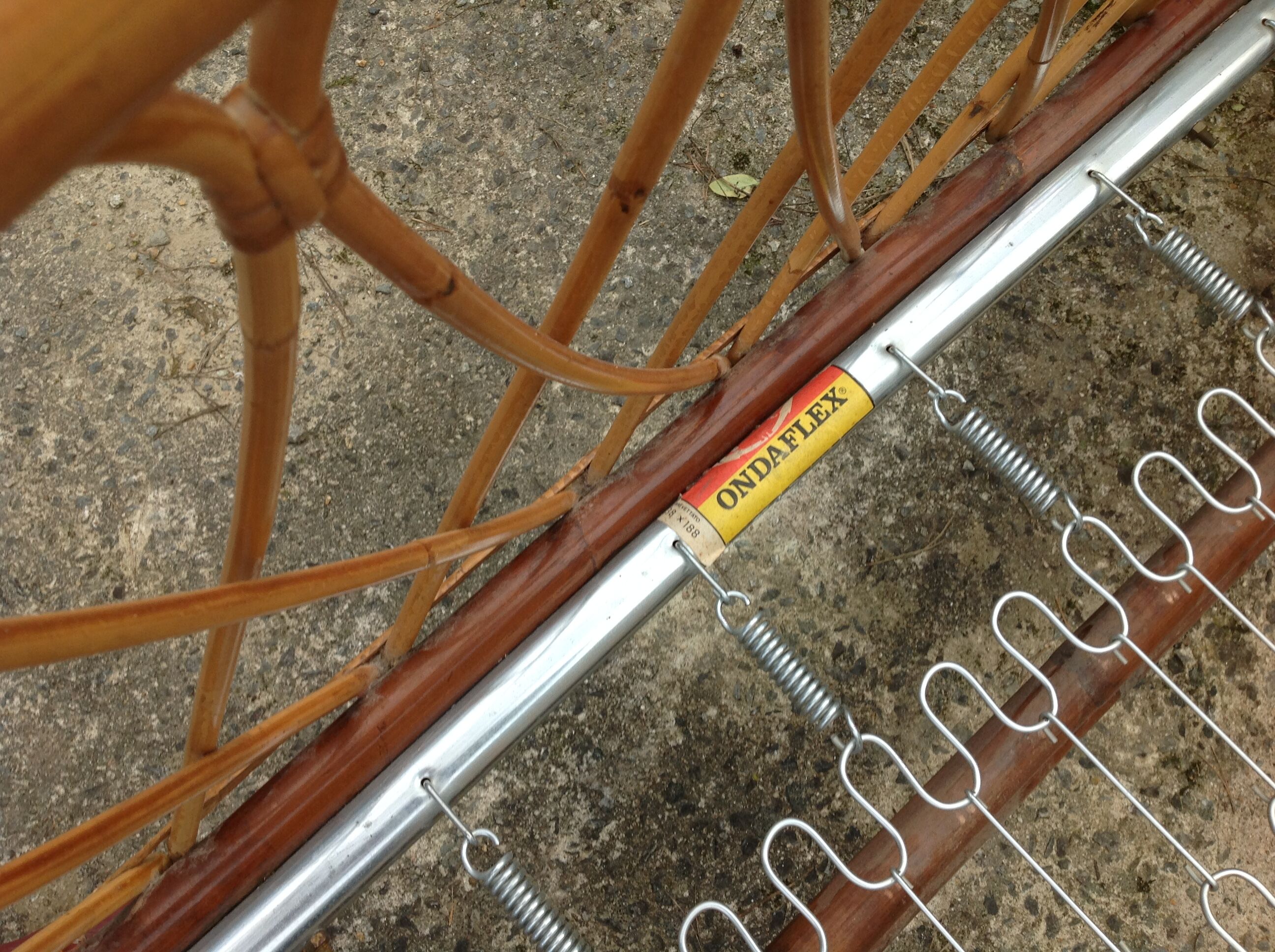 Rattan bed basket 2 places