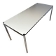 USM Haller desk in pearl grey laminate