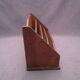 Antique oak letter holder