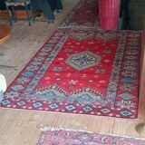 Tapis oriental de Rabbat Maroc, vintage des années 1970. Travail artisanal