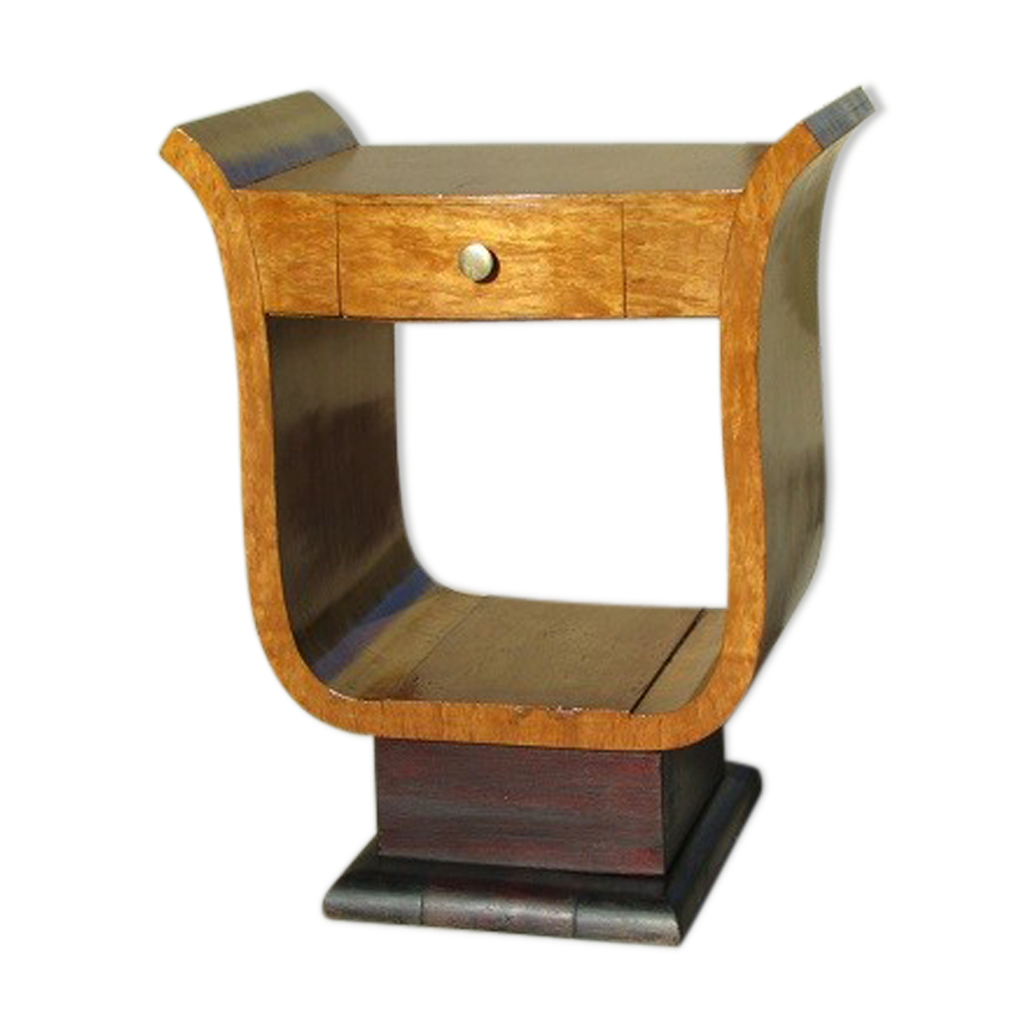 Console from the 1950s, mahogany and Sycamore