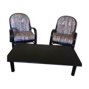 Paire de fauteuils en