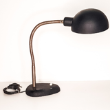 Black articulated desk lamp