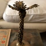 Bronze palm chandelier