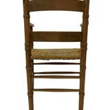 Art Deco chair minimalist oak wicker minimalist design