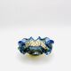 Coupe Murano – Bullicante - inclusion Or & Argent  – Circa 1960