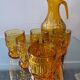 Series of 6 glasses and carafe from the 70s Italy